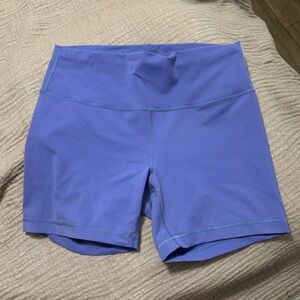 Lululemon 14 Wunder Train High-Rise Short 6" in Charged Indigo Purple